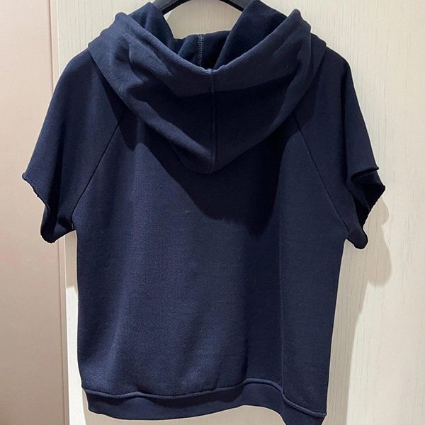 24Summer♪ディオール◆ 半袖 パチモン フード付き スウェットシャツ 423S25A4117